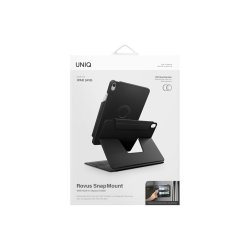 Uniq Rovus Snapmount magnetisk 360� roterbart og aftageligt cover til iPad 11" 2025 / iPad 10.9" 2022 (10. Gen.) Black