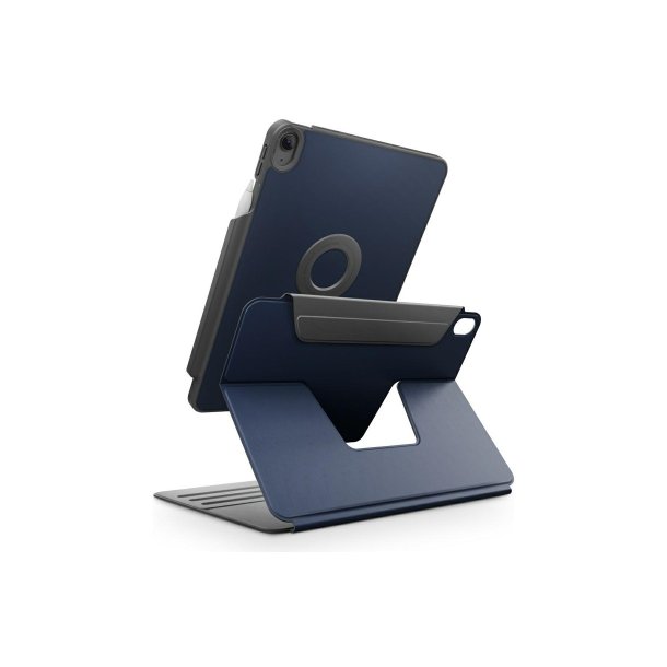 Uniq Rovus Snapmount magnetisk 360� roterbart og aftageligt cover til iPad Air 11" 2024 / 2025 / iPad Air 10.9" 2020 / 2022 Navy Blue