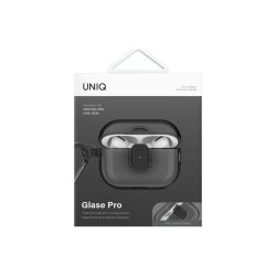 Uniq Glase Pro cover til AirPods Pro 2 Black
