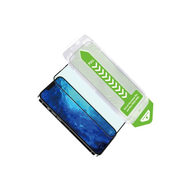 Wozinsky Premium Glass 9H h�rdet glas med monteringsramme til iPhone 15 Plus Black