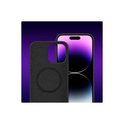 Tech-Protect Silicone MagSafe iPhone 15 cover Matte Black