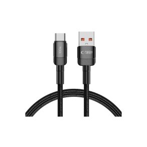 Tech-Protect UltraBoost Evo USB-A til USB-C-kabel 100W 5A 1 m Sort