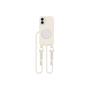 Tech-Protect MagNecklace MagSafe-cover med halsrem til iPhone 16 Beige