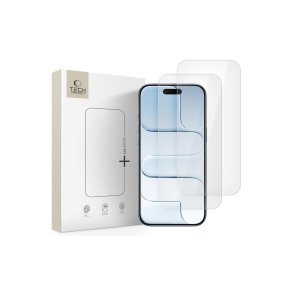 Tech-Protect Glass Fit+ 2-pak h�rdet sk�rmbeskyttelsesglas til iPhone 17 Air Transparent
