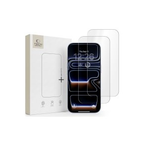Tech-Protect Glass Fit+ 2-pak h�rdet sk�rmbeskyttelsesglas til iPhone 16 Pro Max / 17 Pro Max Transparent