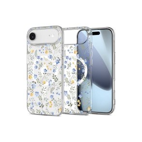 Tech-Protect FlexAir MagSafe-cover til iPhone 17 Air Margueritter og blade