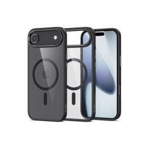 Tech-Protect MagFlex MagSafe-cover til iPhone 17 Air Transparent sort