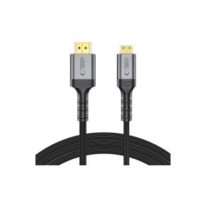 Tech-Protect UltraBoost Mini-HDMI til HDMI 2.1-kabel 8K 60Hz 2 m Sort