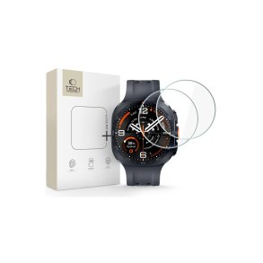 Tech-Protect Glass Fit+ 2-pak h�rdet sk�rmbeskyttelsesglas til Samsung Galaxy Watch Ultra 2 (2026) 47 mm