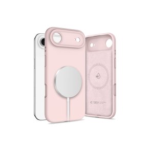 Tech-Protect MagSafe-silikonecover til iPhone 17 Air Pink