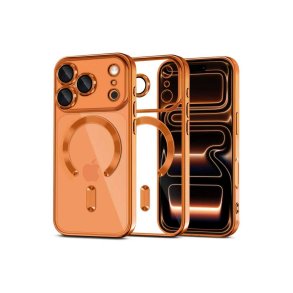 Tech-Protect MagFlex MagSafe-cover til iPhone 17 Pro Transparent orange