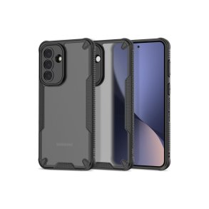 Tech-Protect Rugged Shield robust cover til Samsung Galaxy A57 5G Semitransparent sort