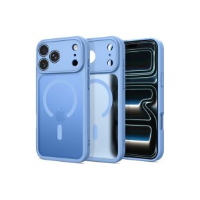 Tech-Protect BasicMag MagSafe-cover til iPhone 17 Pro Max / 18 Pro Max Mat lysebl�