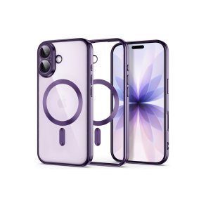 Tech-Protect MagFlex-cover til iPhone 17 Transparent lilla