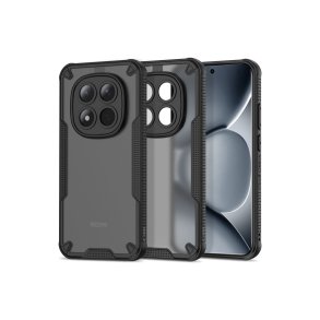 Tech-Protect Rugged Shield robust cover til Xiaomi Poco M8 Pro / Xiaomi Redmi Note 15 Pro+ 5G Sort
