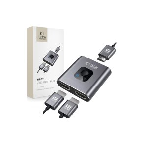 Tech-Protect HB07 2-i-1 hub-adapter med HDMI 4K 60Hz Gr�