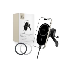 Tech-Protect MM15W-V6 MagSafe-bilholder til ventilationsgitter Sort