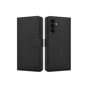 Tech-Protect Wallet walletcover til Samsung Galaxy A36 5G Mat sort