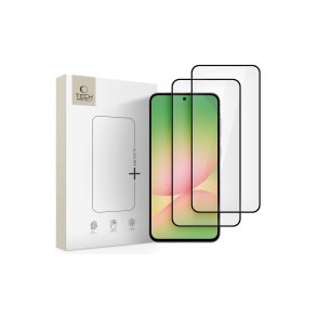 Tech-Protect Glass Fit+ 2-pak h�rdet sk�rmbeskyttelsesglas til Samsung Galaxy A36 / A56 5G Sort