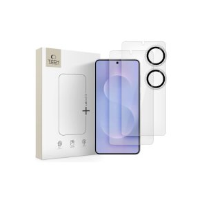 Tech-Protect Glass Set+ h�rdet sk�rmbeskyttelsesglas 3-pak til Samsung Galaxy S25 Edge Transparent