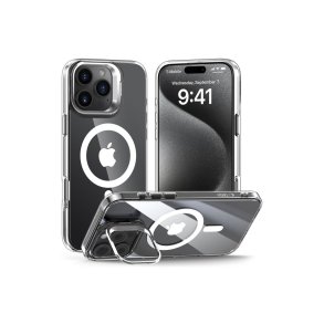 Tech-Protect MagStand MagSafe-cover til iPhone 16 Pro Transparent