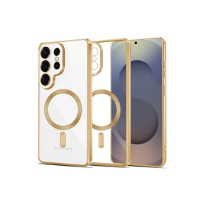 Tech-Protect MagFlex-cover til Samsung Galaxy S26 Ultra Transparent guld