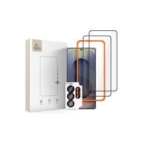 Tech-Protect Easy Set+ 3-pak h�rdet sk�rmbeskyttelsesglas til Samsung Galaxy S26 Ultra Sort