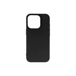 Hurtel Liquid Silicone MagSafe-cover til iPhone 16 Pro Max Sort