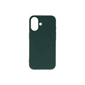 Hurtel Liquid Silicone MagSafe-cover til iPhone 16 M�rkegr�n