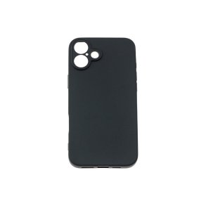 Hurtel fleksibelt cover til iPhone 16 Plus Sort