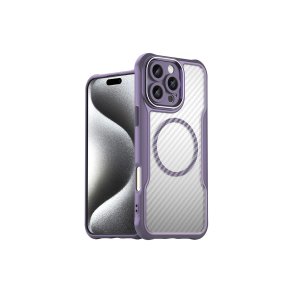 Hurtel Leading Series MagSafe-silikonecover til iPhone 16 Pro Lilla