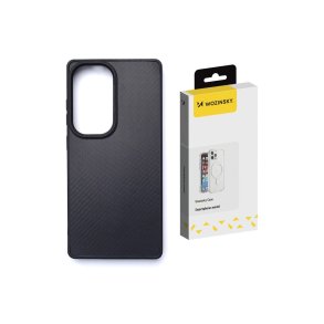 Wozinsky MagSafe-cover med carbon-look til Samsung Galaxy S25+ Sort