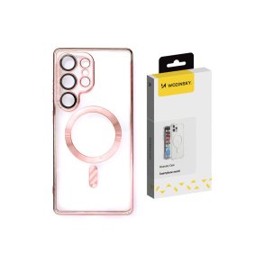 Wozinsky Electroplated MagSafe-cover til Samsung Galaxy S25+ Pink