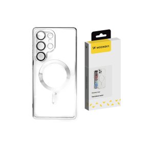 Wozinsky Electroplated MagSafe-cover til Samsung Galaxy S25+ S�lv