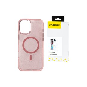 Wozinsky cover med glimmer til Samsung Galaxy S25 Pink