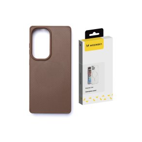 Wozinsky MagSafe-cover med carbon-look til Samsung Galaxy S25 Brun