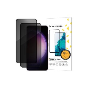 Wozinsky sk�rmbeskyttelsesglas med privacy-filter til Samsung Galaxy S26 Ultra kompatibelt med fingeraftryksl�ser 2-pak