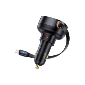 Baseus Enjoyment Pro USB-C til Lightning-adapter 60W Sort