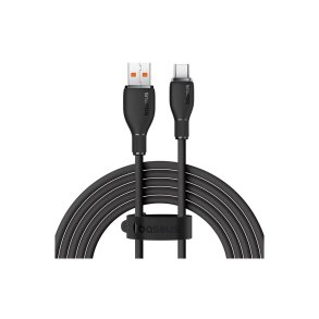 Baseus Pudding 100W USB-A til USB-C-kabel 1,2 m Sort