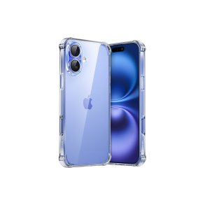 Ugreen Bright Cushion CA101-cover til iPhone 16 Plus Transparent