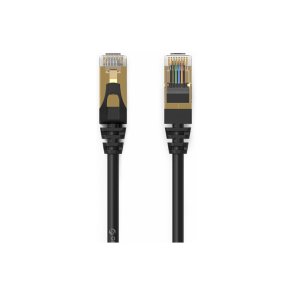 Orico PUG-C7 CAT7 rundt RJ45-netv�rkskabel 10 Gbit/s 0,5 m Sort