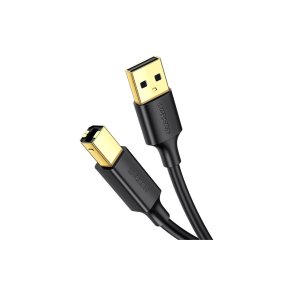 Ugreen USB-A til USB-B-printerkabel USB 2.0 480 Mbit/s 1,5 m Sort