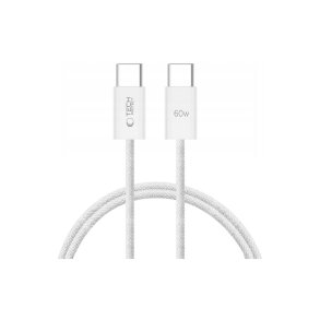 Tech-Protect UltraBoost Classic USB-C til USB-C-kabel 60W 3A 1 m Hvid