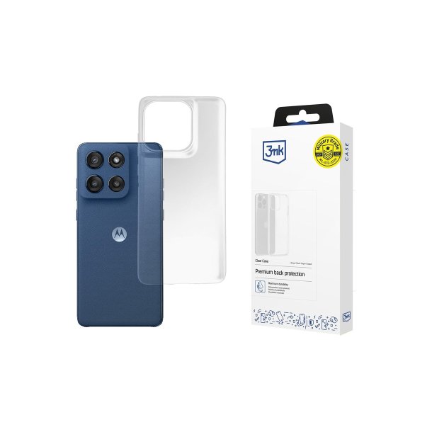 3mk Clear-cover til Motorola Moto Edge 60 / 60 Fusion Transparent