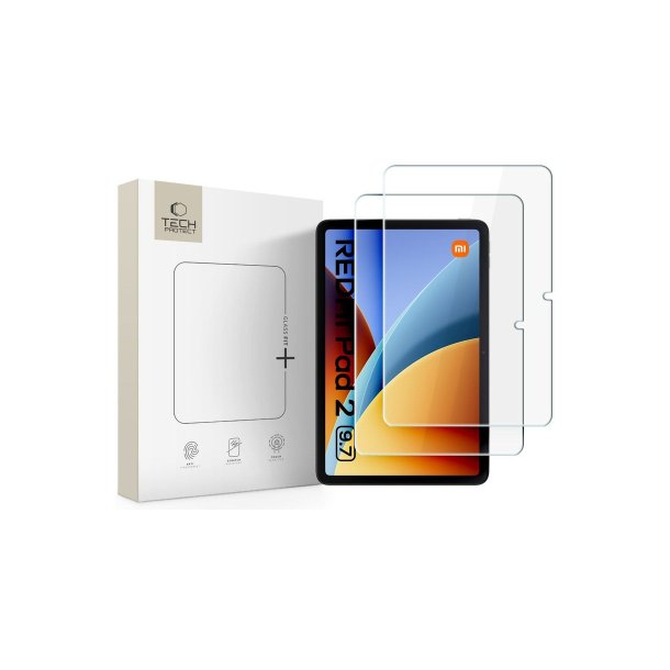 Tech-Protect Glass Fit+ 2-pak h�rdet sk�rmbeskyttelsesglas til Xiaomi Redmi Pad 2 9.7''