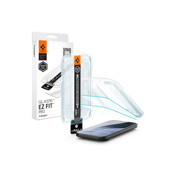Spigen Glas.tR EZ Fit Pro 2-pak h�rdet sk�rmbeskyttelsesglas til Google Pixel 11 / 11 Pro