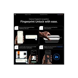 Spigen Glas.tR EZ Fit Pro 2-pak h�rdet sk�rmbeskyttelsesglas til Google Pixel 11 / 11 Pro