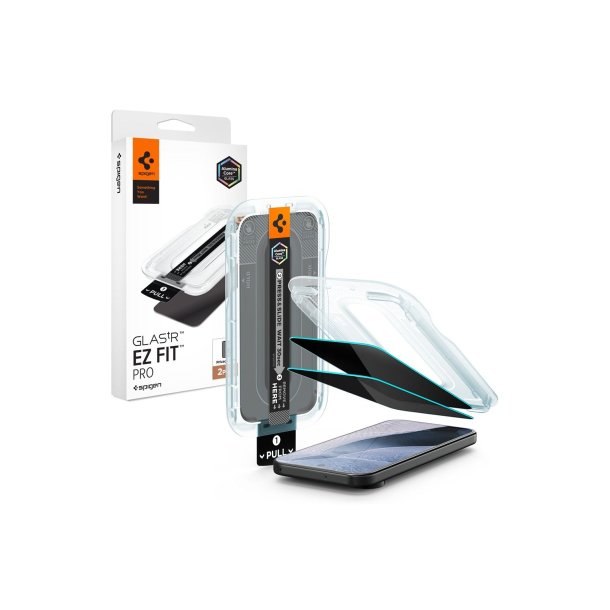 Spigen Glas.tR EZ Fit Pro HD 2-pak privacy sk�rmbeskyttelsesglas til Google Pixel 10 / 11