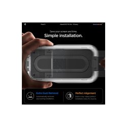 Spigen Glas.tR EZ Fit Pro HD 2-pak privacy sk�rmbeskyttelsesglas til Google Pixel 10 / 11