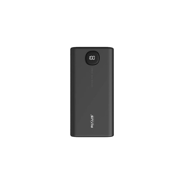 Powerbank 40.000 mAh hj kapacitet sort